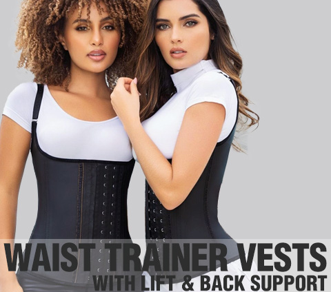 High Back Latex Vest – Celebrity Waist Trainers