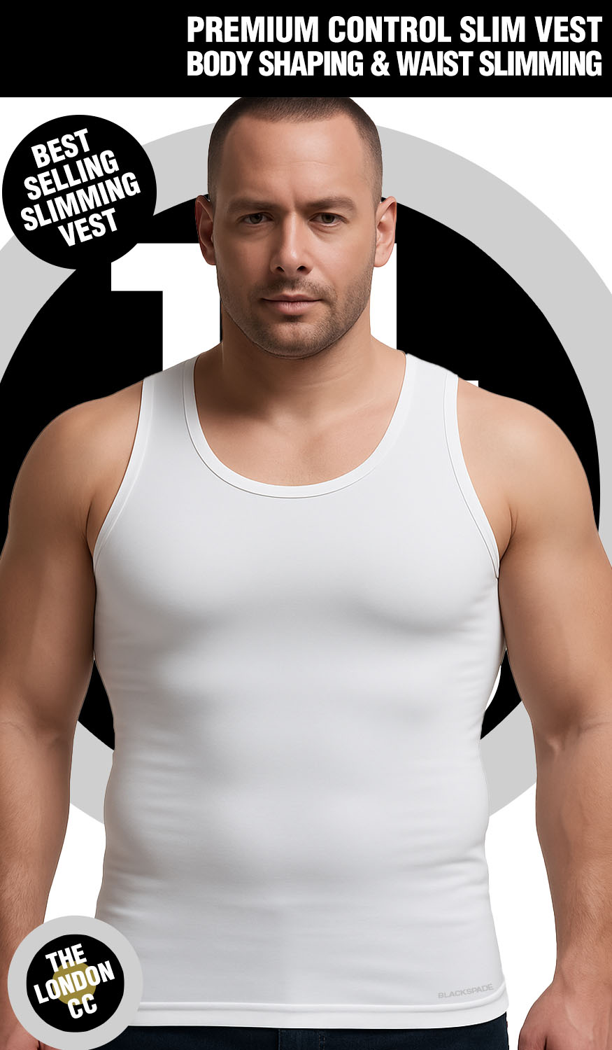 Chest & Tummy Slimming Compression Vest