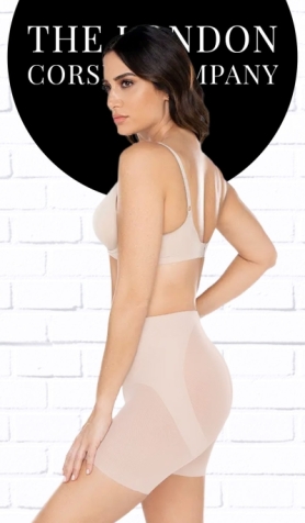 Miraclesuit M2776 Miraclesuit Sheer Bum Boost Shorts - Beige