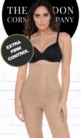 Miraclesuit Extra Firm Hi Waist Shaping Shorts - Beige