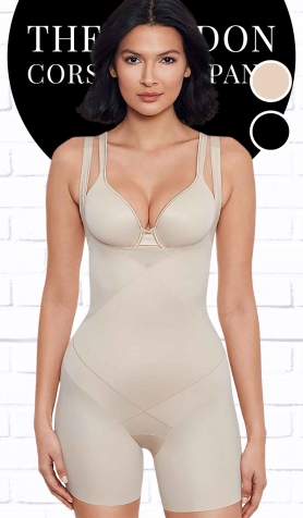 Miraclesuit M2412N Instant Tummy Tuck Bodysuit - Beige