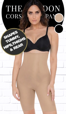 Miraclesuit M2709B Miraclesuit Firm Hi Waist Thigh Slimmer - Beige